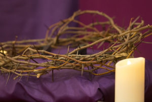 A crown of thorns is seen March 1 at St. Bonaventure Parish in Paterson, N.J. (CNS photo/Octavio Duran)