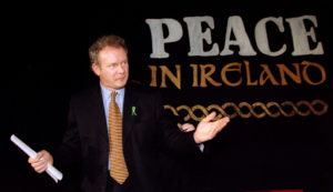 Martin McGuinness, Northern Ireland's former deputy first minister and former IRA leader-turned-peacemaker, died early March 21 at age 66. He is pictured in a 1998 photo. (CNS photo/Paul Hacket, Reuters) See OBIT-MCGUINESS March 21, 2017.