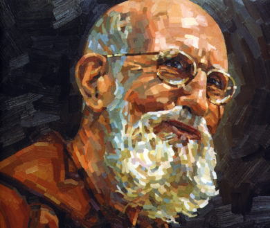 The likeness of Solanus Casey is seen on the book cover of "Thank God Ahead of Time: The Life and Spirituality of Solanus Casey." Pope Francis advanced the sainthood causes of the Wisconsin-born Capuchin priest. (CNS) See POPE-SAINTS May 4, 2017.
