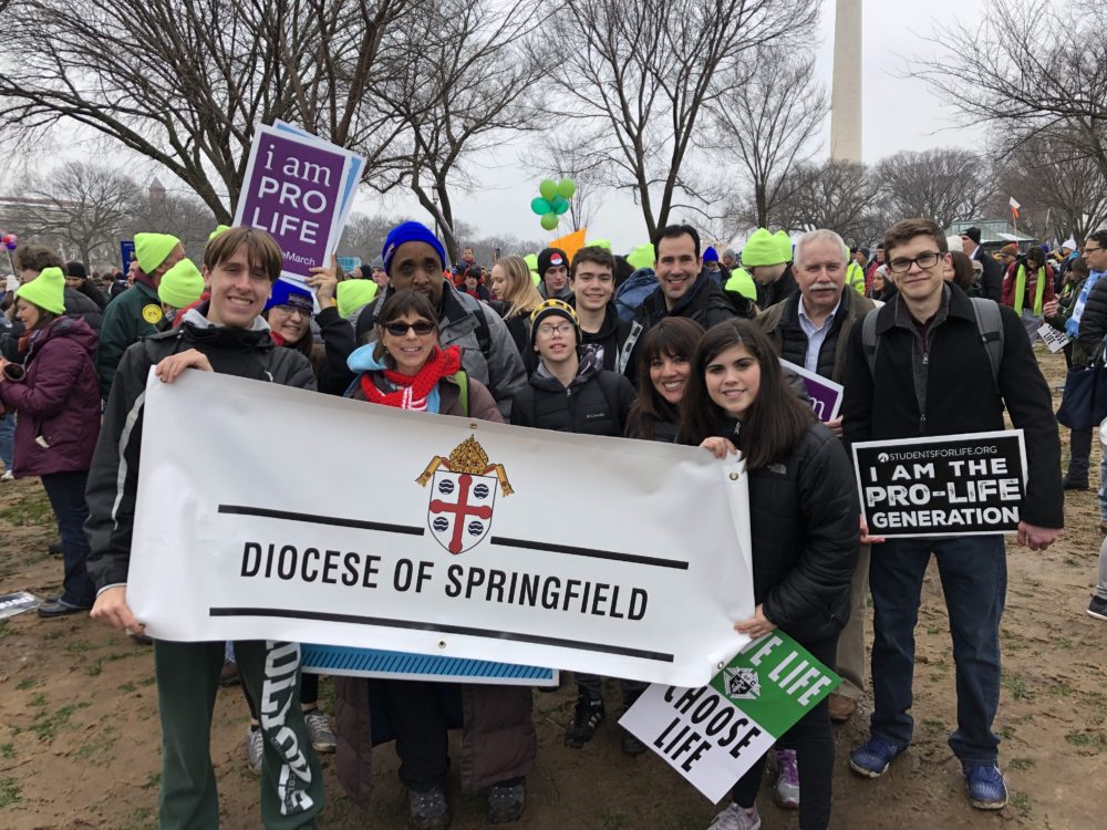Pilgrims from the Diocese of Springfield attended the March for Life in ...