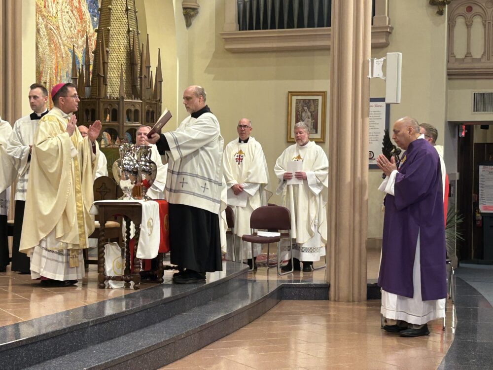 Boston Auxiliary Bishop Robert Reed celebrated the Chrism Mass at St ...