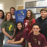 Teens from Our Lady of Mt. Carmel Parish in Springfield prepare for their National Catholic Youth Conference in Indiana. Pictured are seven of the 11 "Holy Cannolis."
