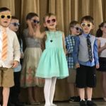 Kindergarten students at St. Joan of Arc School in Chicopee perform during their recent graduation ceremony.