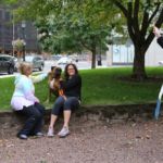 Msgr. Christopher Connelly, rector of St. Michael's Cathedral in Springfield, blesses a pet during the Blessing of the Animals in downtown Springfield.