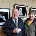 Rom and Laura Maggio attend the opening reception of the "Images of Faith in Black and White" photo exhibit at St. Michael's Cathedral in Springfield.