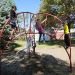 Students had the chance to play at the Ray Ash Park playground after the St. Joan of Arc School Walk-a-Thon. The Walk-a-Thon benefited the school.