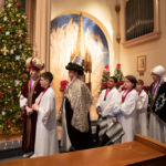 Members of the St. Michael's Cathedral boys choir take part in the celebration of the feast of the Epiphany.